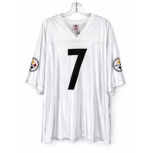 NFL Players Pittsburgh Steelers Ben Roethlisberger 7 Jersey White XL 7042A 08